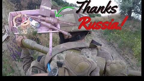 Ukrainian Foreign Fighter Helmet War Footage - Taking Russian RPG's & Camo Nets, Hiding From Drones
