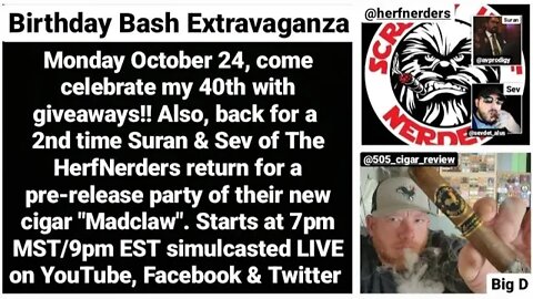 BIRTHDAY BASH EXTRAVAGANZA and Round 2 with Suran & Sev of the HerfNerders