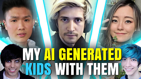 What would my kids look like? | My AI generated kids with Felix xQc, Henry and Jennie