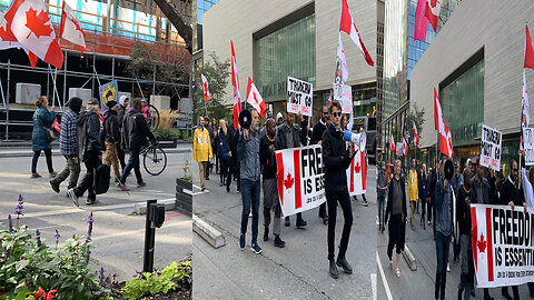 Raw video: Toronto weekly freedom rally