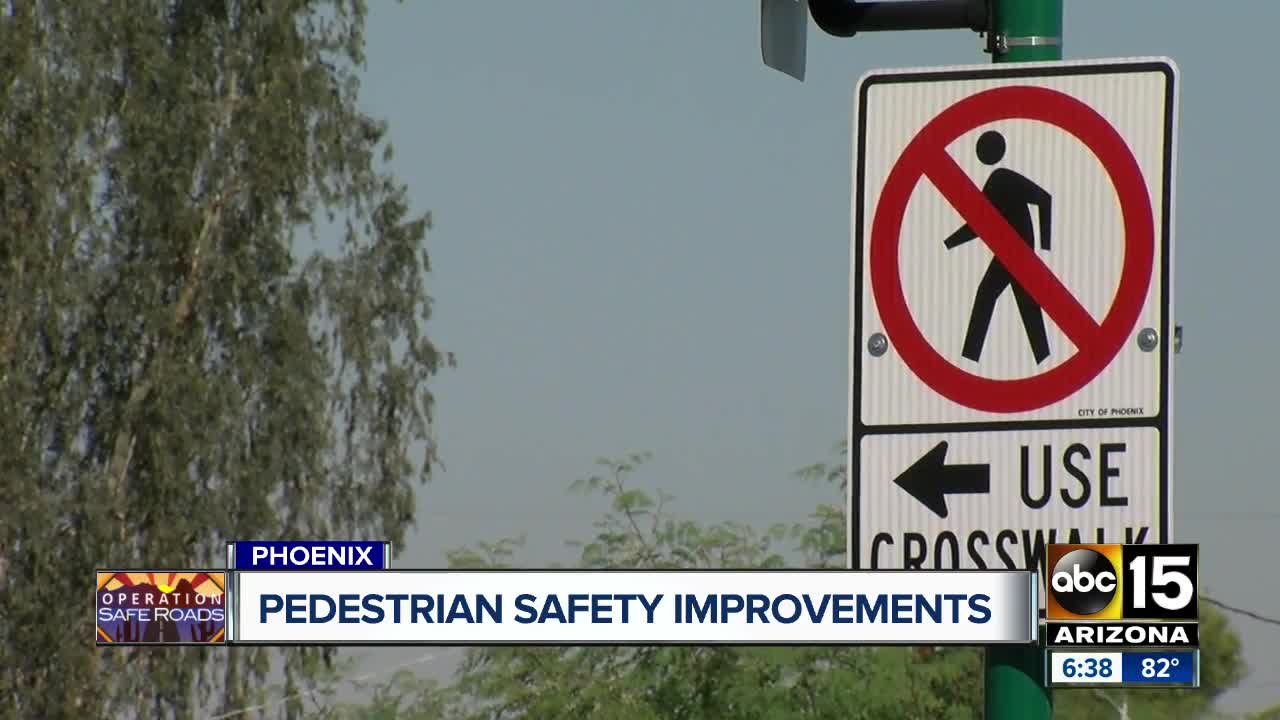 Pedestrian safety improvements in the works for Phoenix after funding approval