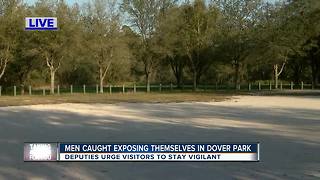 Men caught exposing themselves in Dover Park