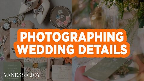 Wedding Photography | How to Photograph Wedding Details, Dress and Reception Lighting (Tutorial)
