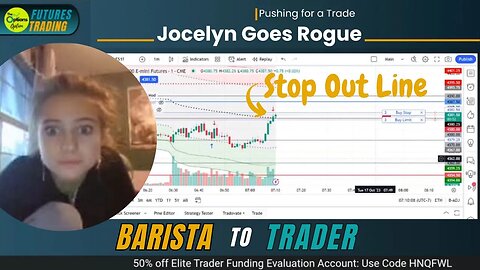 Barista to Trader: Jocelyn Goes Rogue! #futurestrading #elitetraderfunding #scalping #daytrading