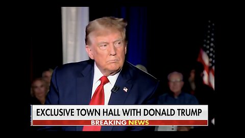 TRUMP❤️🇺🇸🥇TELL’S IT ALL IN EXCLUSIVE TOWN HALL INTERVIEW💙🇺🇸🎙️⭐️🐝
