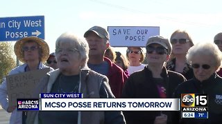 MCSO Sun City West posse to return tomorrow