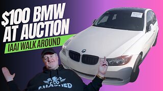 BMW $100 At Auction Cheap, IAA Walk Around