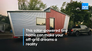 Go off-grid with this solar-powered tiny house