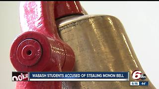 Wabash students charged after trying to steal the Monon Bell at DePauw