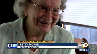 98-year-old woman facing eviction in Ocean Beach