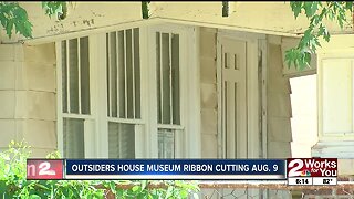 Outsiders House Museum ribbon cutting on August 9