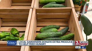 Local gardeners donate extra produce to help feed hungry