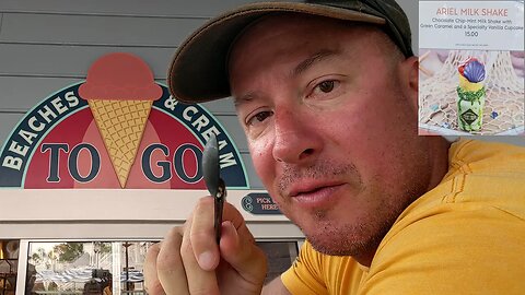 Magical Disney Delight: Indulge In Disney's Mint Chip Milkshake At Beaches & Cream To Go Window