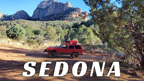 SEDONA by way of the BACK DOOR - SCHNEBLY Hill RED ROCKS - Overland Adventure with Jeep Cherokee XJ