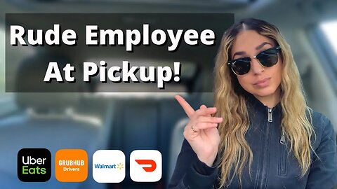 Rude Employee At Pickup | Spark Driver, DoorDash, Uber Eats, GrubHub Ride Along