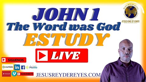 BIBLE STUDY GOSPEL OF JOHN 1, and the verb was god