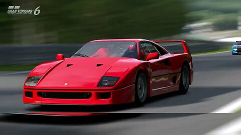 Gran Turismo 6 Spec II - Ferrari F40 vs the Circuit de Spa