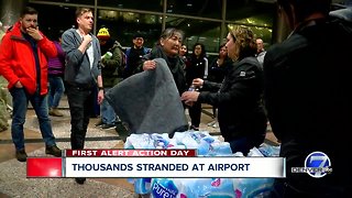 Thousands stranded at airport