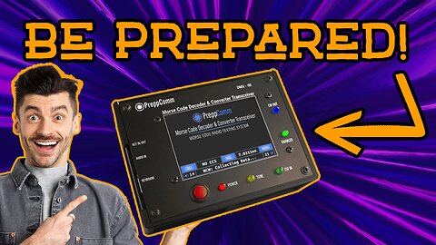 Prepare for the Worst: Mastering Communication with MMX Morse Code Transceiver