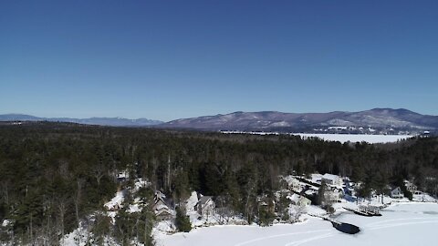 First Solo Flight in Super Cub over Lake Winnipesaukee