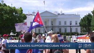 Palm Beach County elected officials, community members demand action from White House on Cuba