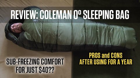 Winter Camping on a Budget: Coleman 0° Sleeping Bag Review