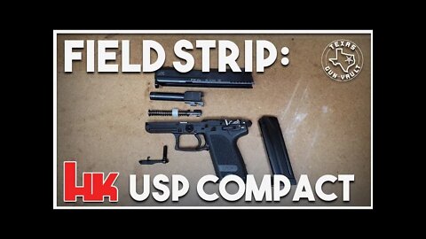 Field Strip: Hk USP Compact (.40 S&W)