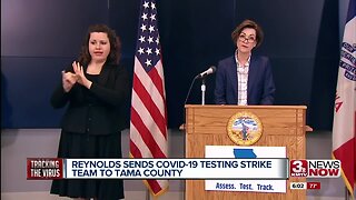 Iowa Gov. sends coronavirus strike team to Tama County