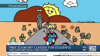 Free Zoom art classes for students