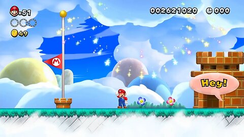 New Super Mario Bros. U Deluxe | Episode 55 - Meringue Clouds-2 Seesaw Shrooms