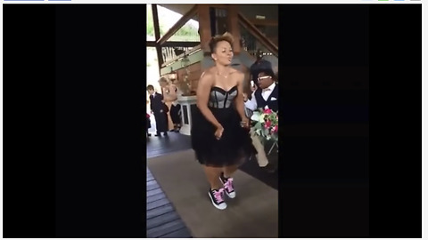 This Wedding Party Wowed Guests With Their Epic Dancing Entrance