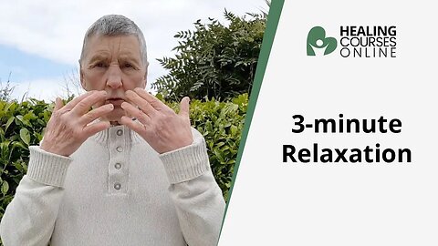 3-Minute Relaxation Exercise for Anxiety or Stress | Bio Energy Healing | Certified Course Online