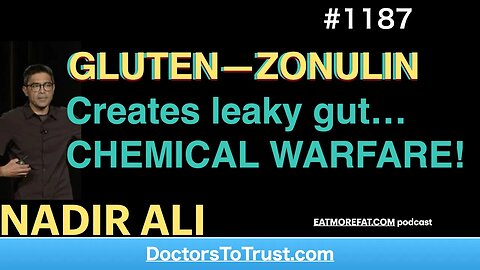 NADIR ALI 9‘ | GLUTEN—ZONULIN Creates leaky gut…CHEMICAL WARFARE!