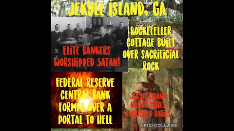 SHOCKING Federal Reserve formed over a blood sacrificial rock! These elites worship Satan!