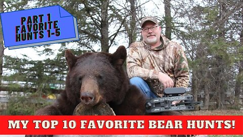 Top 10 favorite bear hunts part 1: Hunts 1-5