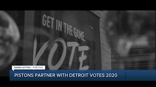 Pistons lend voices, images to billboards and videos to encourage Detroiters to vote