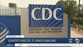 Scientists urge CDC to update COVID-19 guidelines