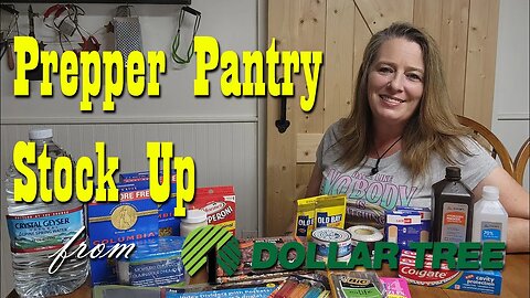 $30 Budget Prepper Pantry Stock Up from Dollar Tree ~ Preparedness