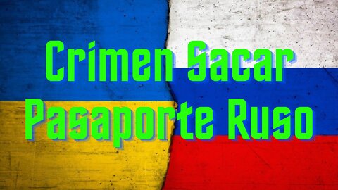 Crimen Para Ucranianos Obtener Pasaporte Ruso - Ucrania, Turquía, Rusia, Acuerdo De Granos De La ONU