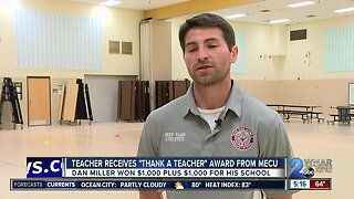 Baltimore County teacher wins $1,000 for his school