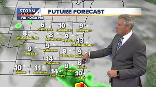 Partly cloudy and seasonal Thursday