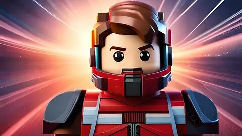 Marvel Star-Lord, Chris Pratt in Lego Style /Guardians of The Galaxy
