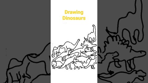 So Many Dinosaurs! #procreate #art #drawing