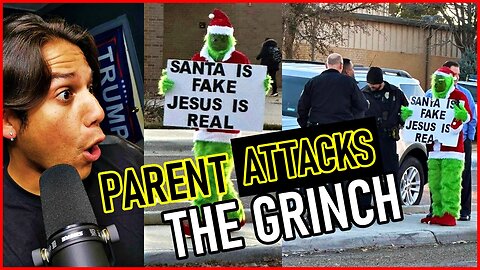Preacher Dressed as the Grinch Tells Children "SANTA IS FAKE"!!! 12/1/23