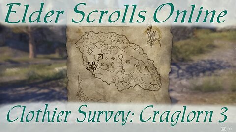 Clothier Survey: Craglorn 3 [Elder Scrolls Online] longer version