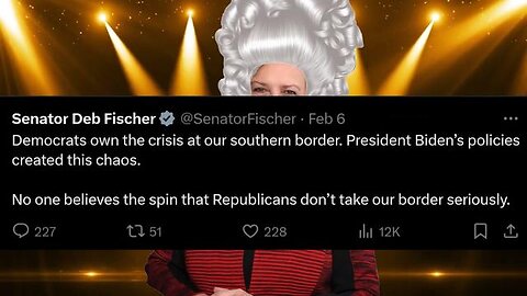 Debbie Downer Fischer Seriously - Yo Nebraska Member of Congress Jokes