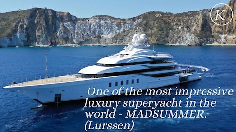 One of the most impressive luxury superyacht in the world - MADSUMMER. (Lurssen)