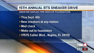 Naples Greater Fire Rescue holds annual sneaker drive