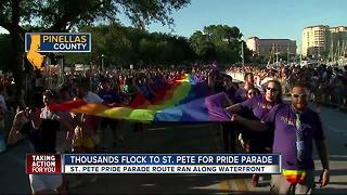 Pride parade in St Pete