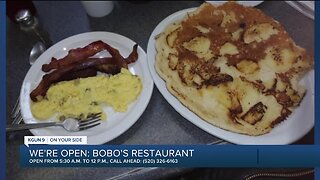 Bobo's Restaurant sells meals to-go
